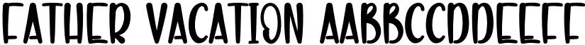 Father Vacation font
