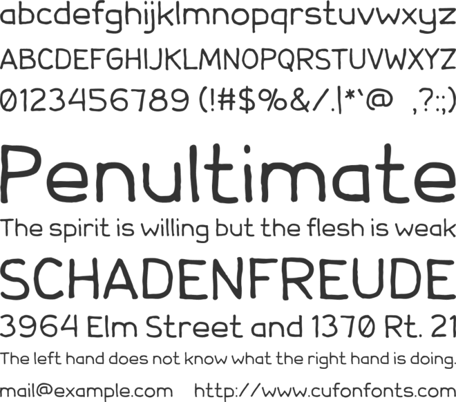 Linepress font preview