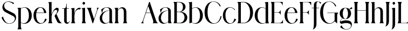 Spektrivan font download