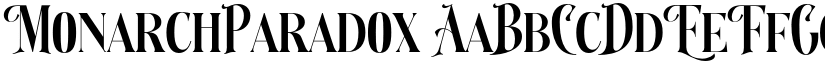 MonarchParadox font