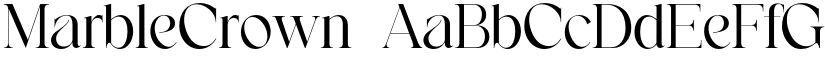 MarbleCrown font