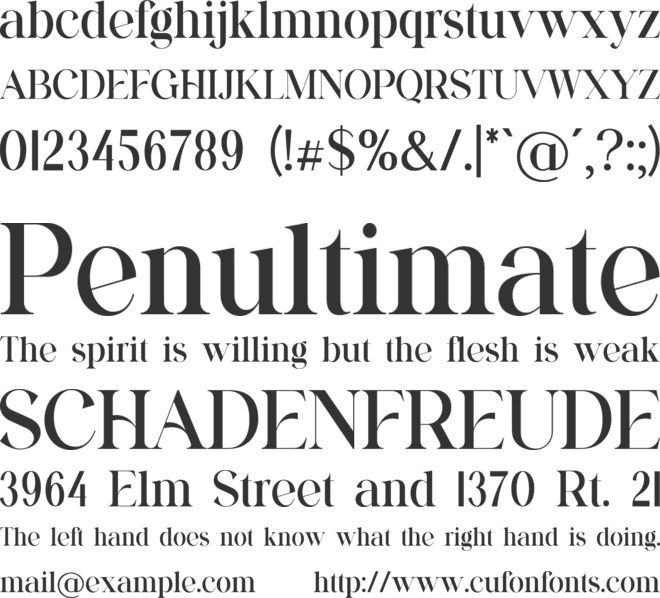 LuminariGrandis font preview