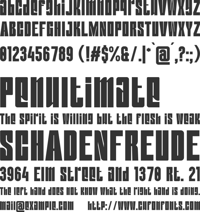 ASTRONOMICA font preview