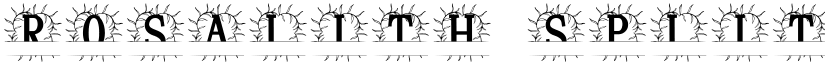 Rosalith Split Monogram font