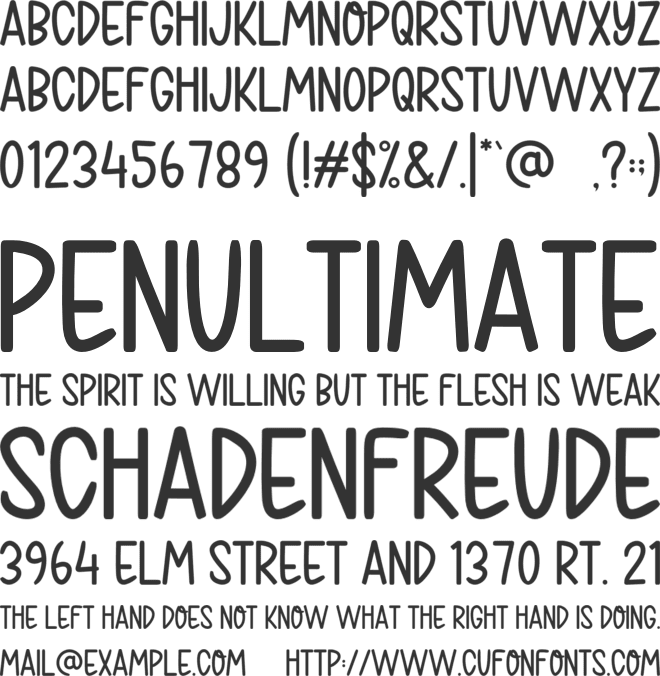 Ghostery font preview