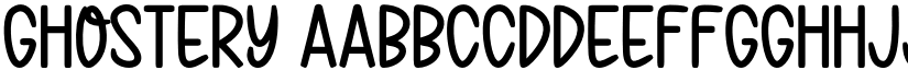 Ghostery font