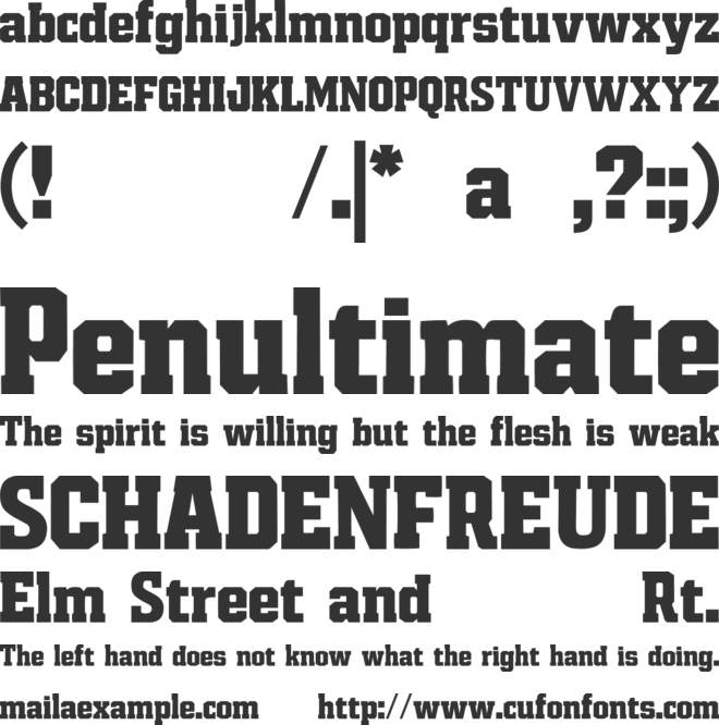 Jersey Kingdom font preview