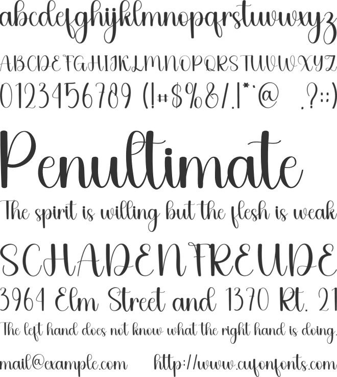 Little Farmhouse font preview