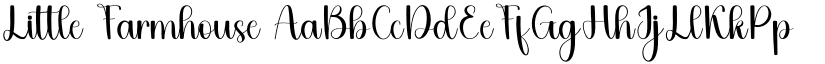 Little Farmhouse font