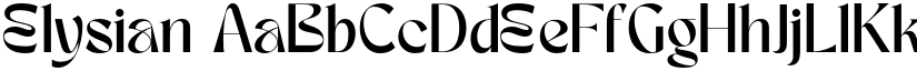 Elysian font