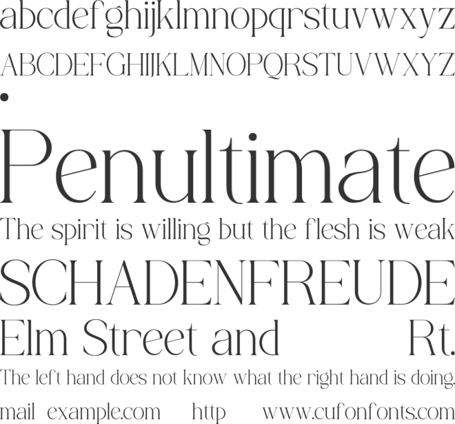 BRETTALINE font preview