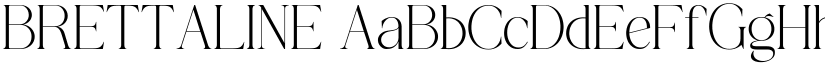BRETTALINE font