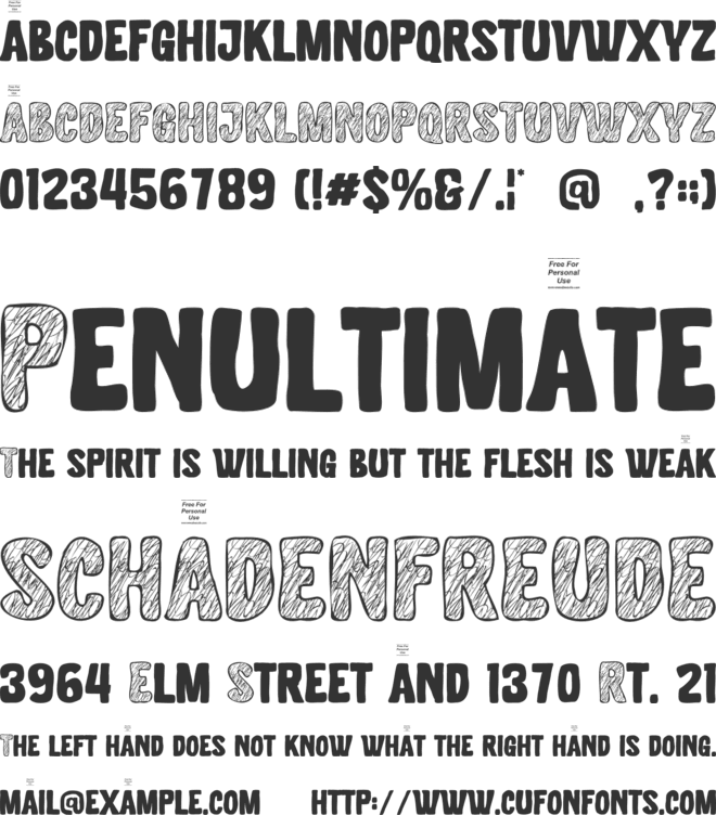 Chalk Romie font preview