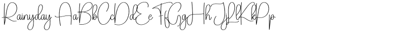 Rainyday font