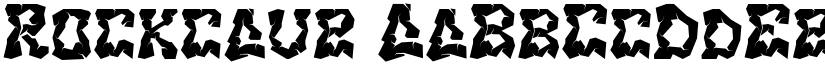 Rockcave font