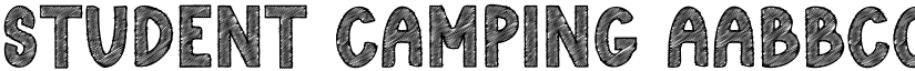 Student Camping font download