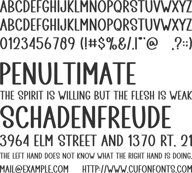 Police Lines font preview