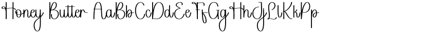 Honey Butter font