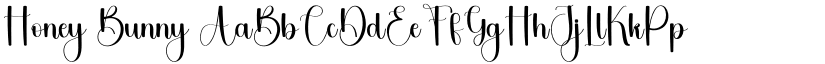 Honey Bunny font