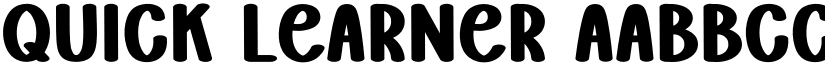 Quick Learner font