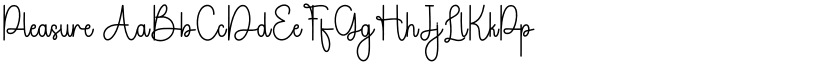 Pleasure font download