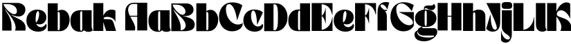 Rebak font download
