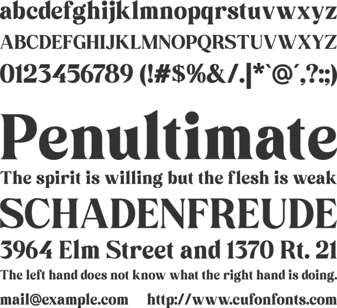 Mars Brands font preview