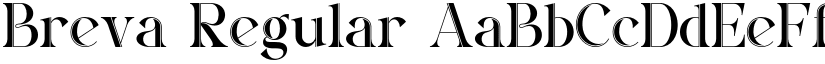 Breva font download
