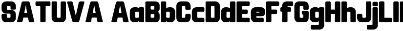 SATUVA font