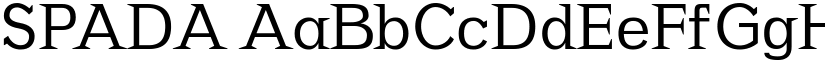 SPADA font