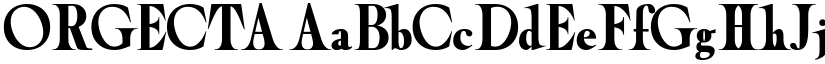 ORGECTA font download
