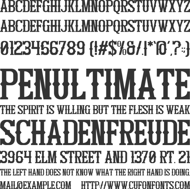 Bitchcraft font preview