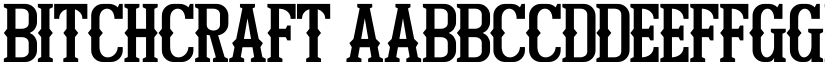 Bitchcraft font download