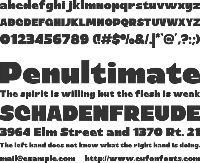 Shokupan font preview