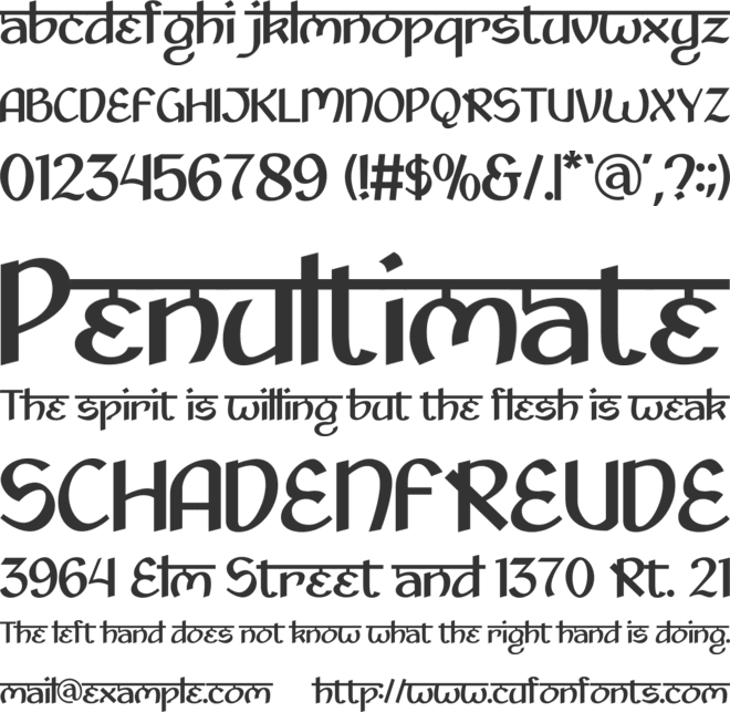 Shivaraja font preview