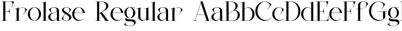 Frolase font download