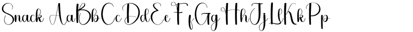 Snack font download