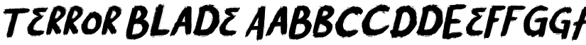 Terror Blade font download