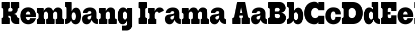 Kembang Irama font