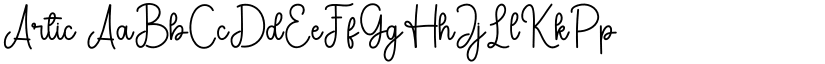 Artic font
