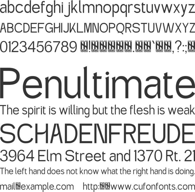 Pasteur font preview