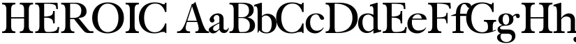 HEROIC font