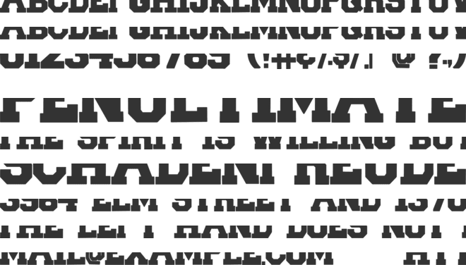 Scholar Block font preview