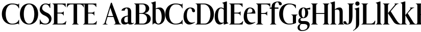 COSETE font download