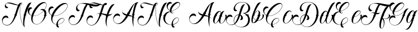 NOCTHANE font