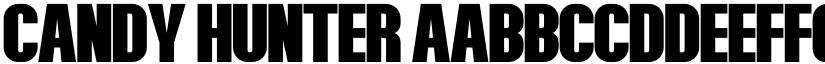 Candy Hunter font