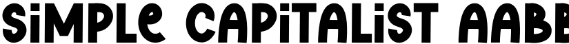 Simple Capitalist font download