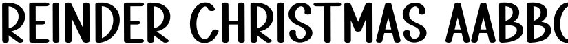 Reinder Christmas font