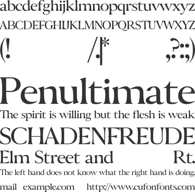 EPIGRAM font preview