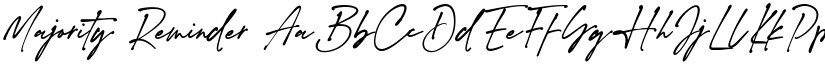 Majority Reminder font download